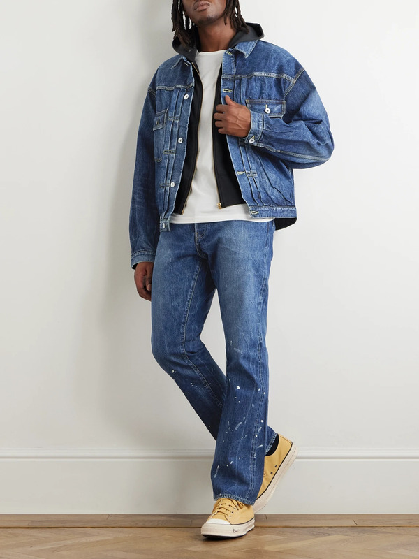  Visvim - Social Sculpture Tapered Distressed Jeans - Men - Blue - 1 