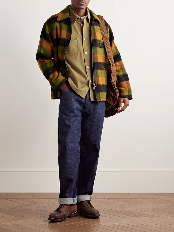  Visvim - Wool And Linen-blend Overshirt - Men - Green - 3 