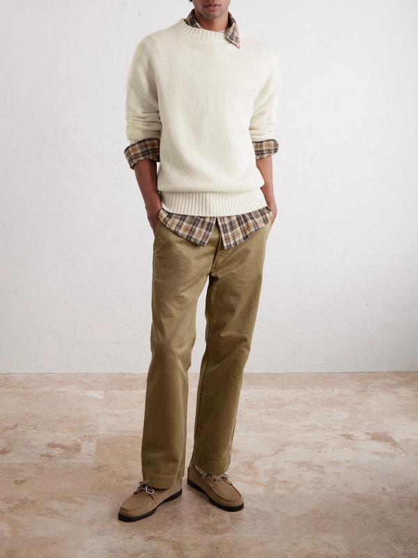  William Lockie - Wool Sweater - Men - Neutrals - S 