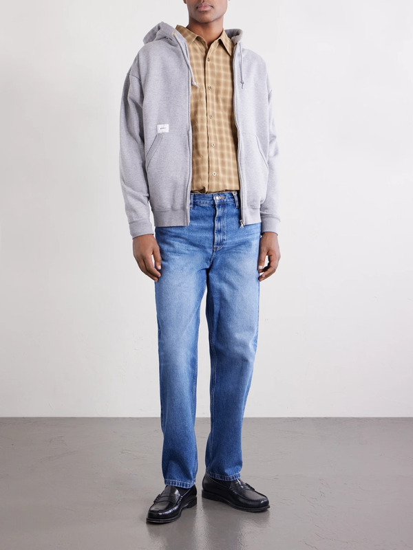  Wtaps - Logo-appliquéd Checked Woven Shirt - Men - Brown - M 