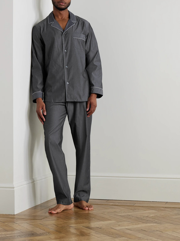  Zimmerli - Cotton Pyjama Set - Men - Gray - S 