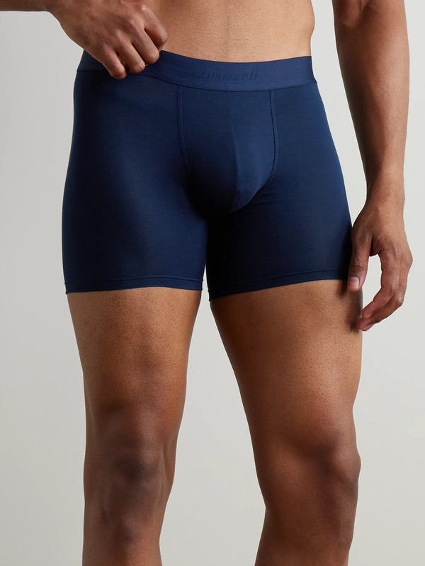  Zimmerli - Pureness Stretch-micro Modal Boxer Briefs - Men - Blue - S 