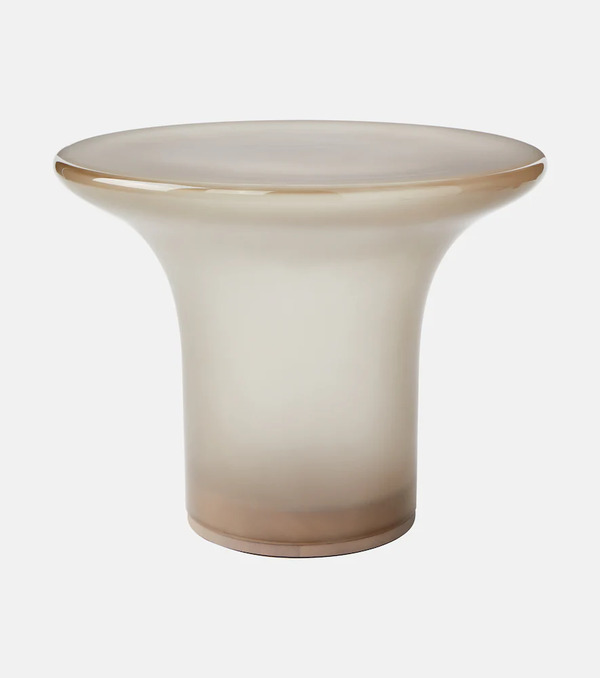  101 Copenhagen 101 Copenhagen Trumpet Low Glass Side Table 