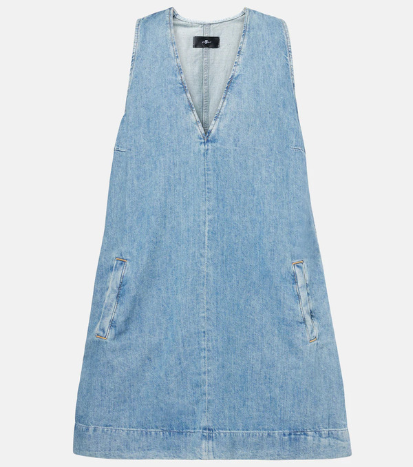  7 For All Mankind 7 For All Mankind Denim Minidress 