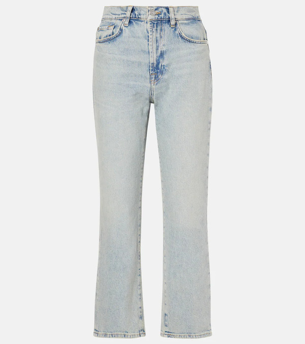  7 For All Mankind 7 For All Mankind High-rise Straight Jeans 