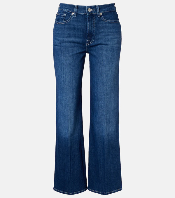  7 For All Mankind 7 For All Mankind Lotta Ankle Wide-leg Jeans 