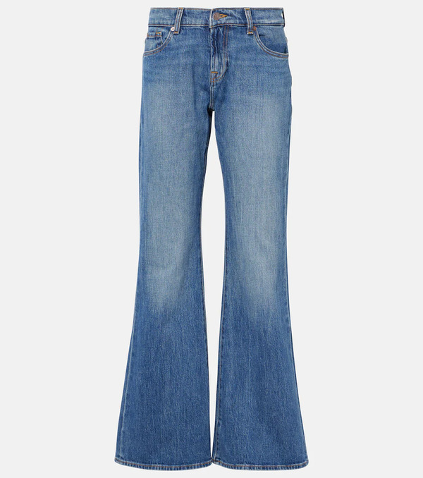  7 For All Mankind 7 For All Mankind Mankind High-rise Flared Jeans 