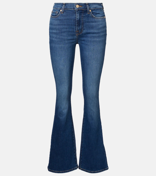  7 For All Mankind 7 For All Mankind Mid-rise Flared Jeans 