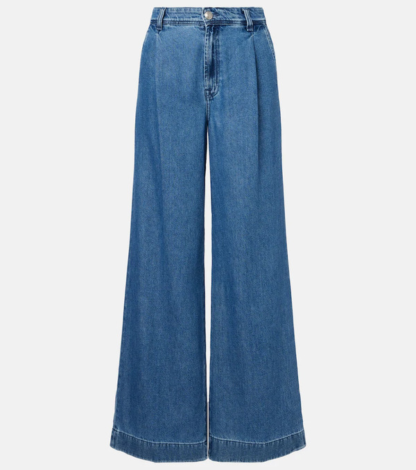  7 For All Mankind 7 For All Mankind Pleated Wide-leg Jeans 