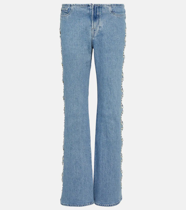  7 For All Mankind 7 For All Mankind Slouchy Bootcut Embellished Jeans 