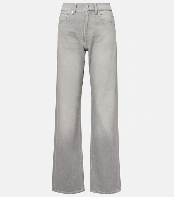  7 For All Mankind 7 For All Mankind Tess Mid-rise Straight Jeans 