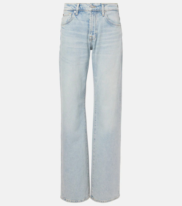  7 For All Mankind 7 For All Mankind Tess Trouser High-rise Straight Jeans 