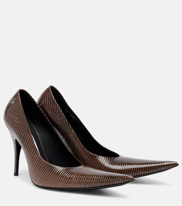  Acne Studios Acne Studios Bonnie Embossed Leather Pumps 