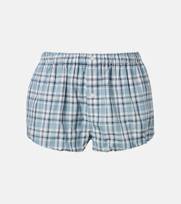  Acne Studios Acne Studios Checked Cotton Shorts 