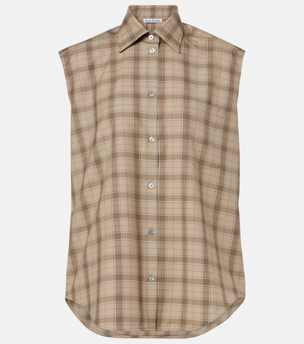  Acne Studios Acne Studios Checked Wool Shirt 