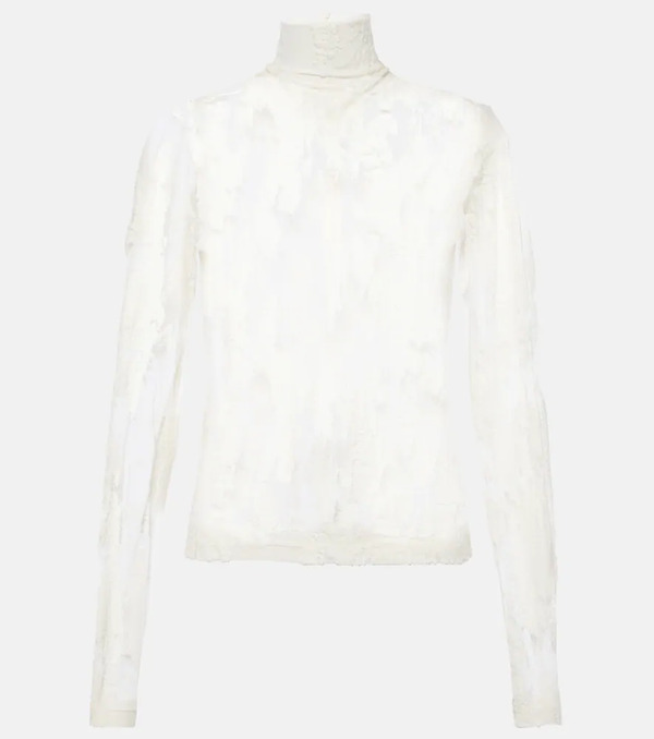  Acne Studios Acne Studios Cotton-blend Turtleneck Top 