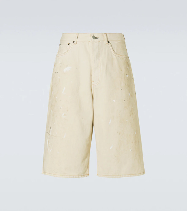  Acne Studios Acne Studios Distressed Denim Bermuda Shorts 