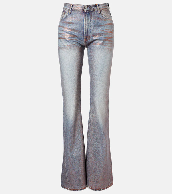  Acne Studios Acne Studios 2025f Coated Bootcut Jeans 