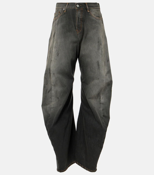  Acne Studios Acne Studios 2006f Distressed Low-rise Wide-leg Jeans 