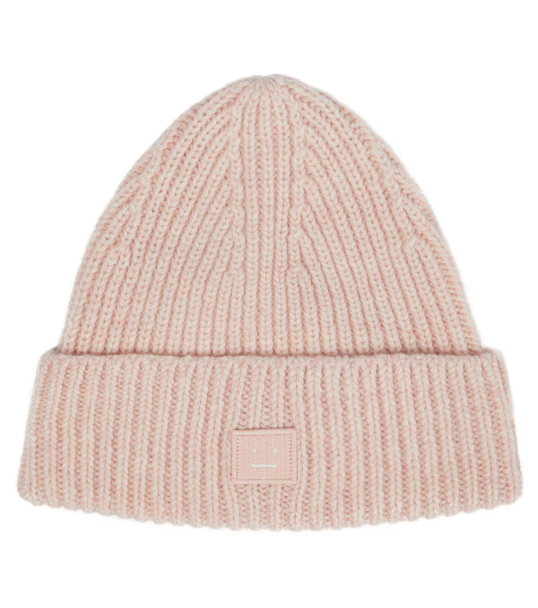  Acne Studios Kids Acne Studios Kids Ribbed-knit Wool Beanie 