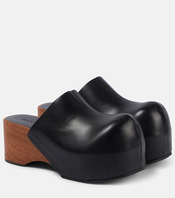  Acne Studios Acne Studios Leather Clogs 