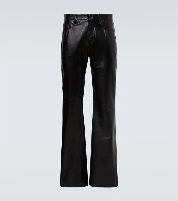  Acne Studios Acne Studios Leather Flared Pants 
