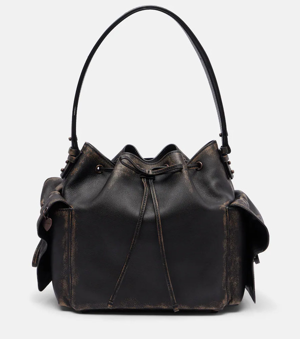  Acne Studios Acne Studios Leather Shoulder Bag 