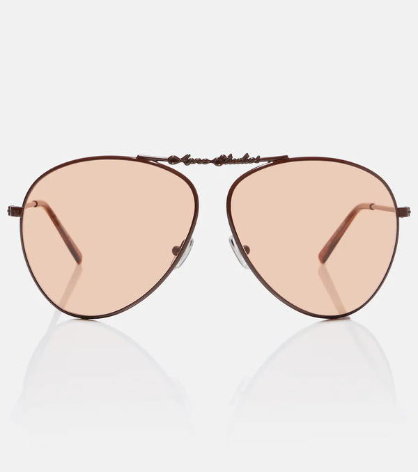  Acne Studios Acne Studios Logo Aviator Sunglasses 