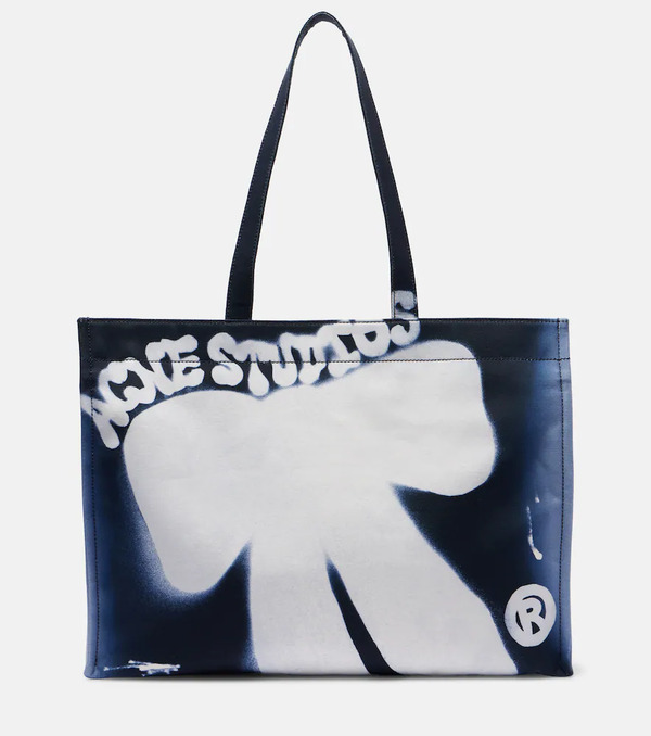  Acne Studios Acne Studios Logo Canvas Tote Bag 