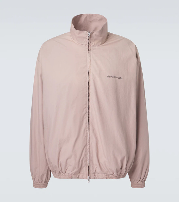  Acne Studios Acne Studios Logo Cotton Poplin Blouson Jacket 