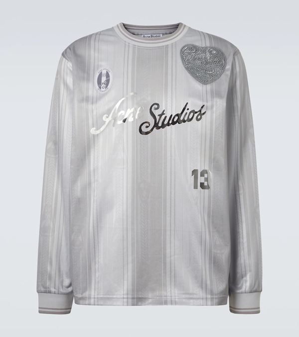  Acne Studios Acne Studios Logo Striped T-shirt 