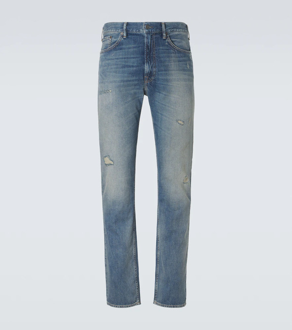  Acne Studios Acne Studios 1979m Distressed Slim Jeans 
