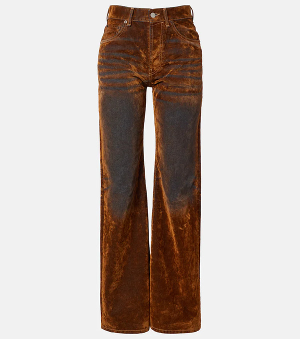  Acne Studios Acne Studios Mid-rise Wide-leg Jeans 