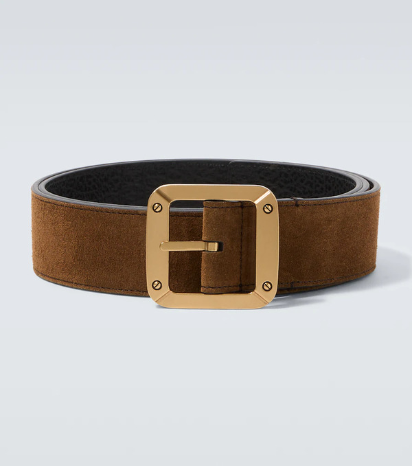  Acne Studios Acne Studios Reversible Leather And Suede Belt 