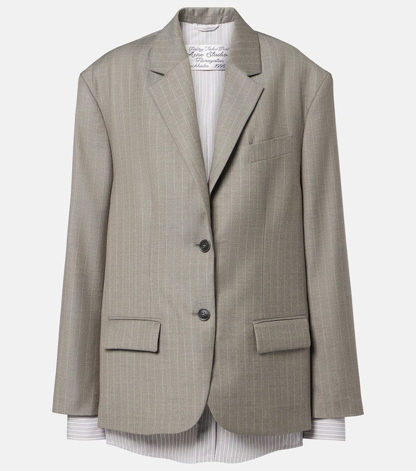  Acne Studios Acne Studios Striped Wool Jacket 