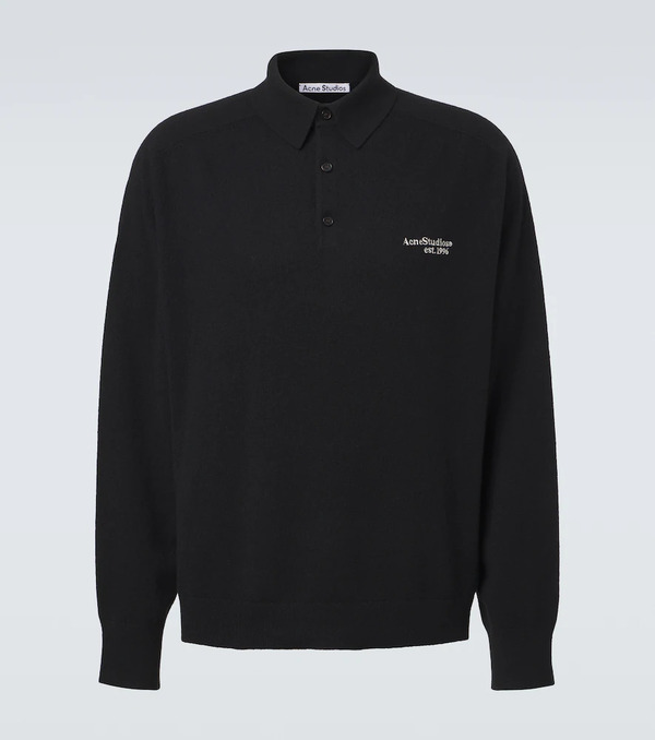  Acne Studios Acne Studios Wool Polo Sweater 