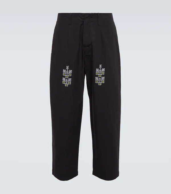  Adish Adish Qrunful Embroidered Cotton Pants 