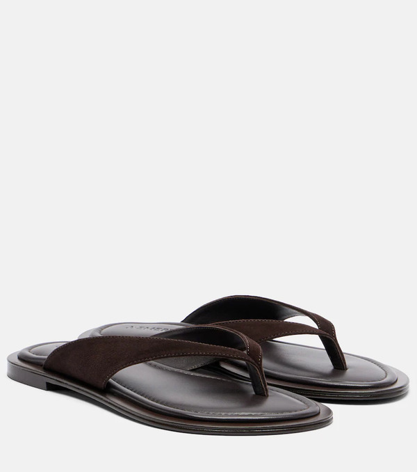  A.emery A.emery Viola Suede Thong Sandals 