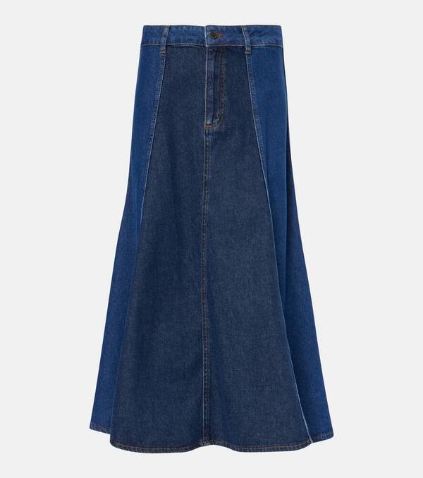  Ag Jeans Ag Jeans Arles Midi Denim Skirt 