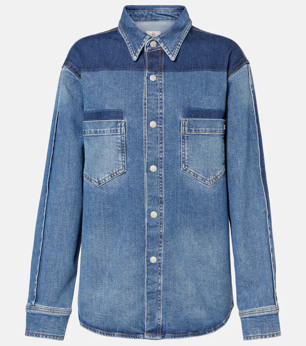  Ag Jeans Ag Jeans Monaco Patchwork Denim Shirt 