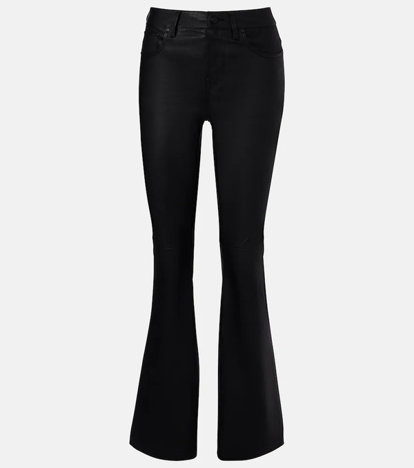  Ag Jeans Ag Jeans Sophie Leather Bootcut Pants 