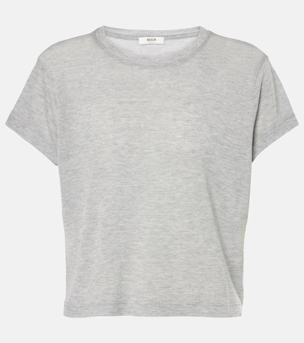 Agolde Agolde Adine Cotton Jersey T-shirt 