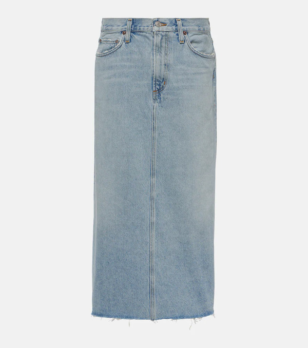  Agolde Agolde Della Denim Midi Skirt 