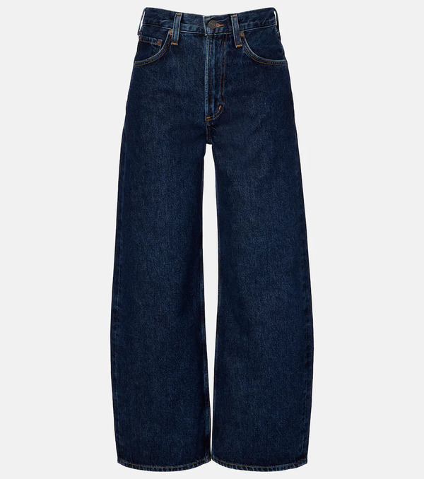  Agolde Agolde Low Curve Cropped Mid-rise Barrel-leg Jeans 