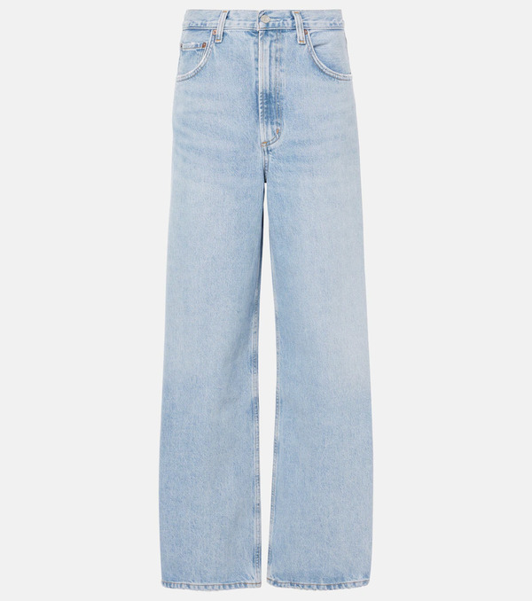  Agolde Agolde Low Curve Mid-rise Wide-leg Jeans 