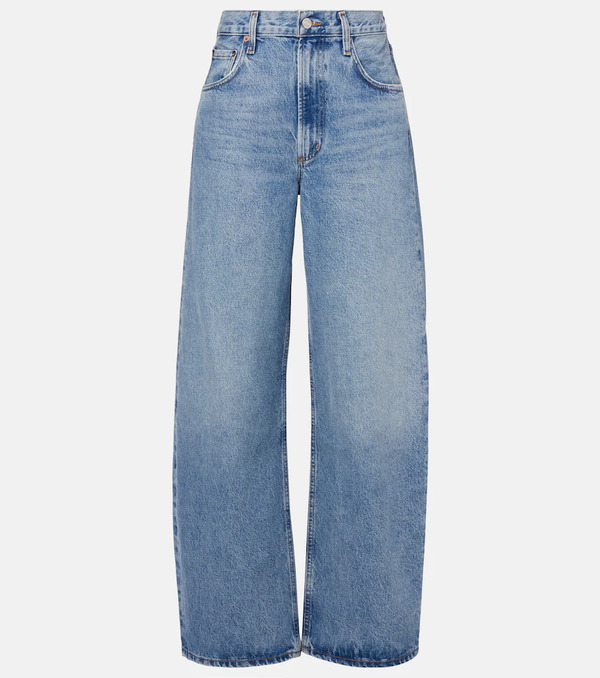  Agolde Agolde Low Curve Mid-rise Wide-leg Jeans 