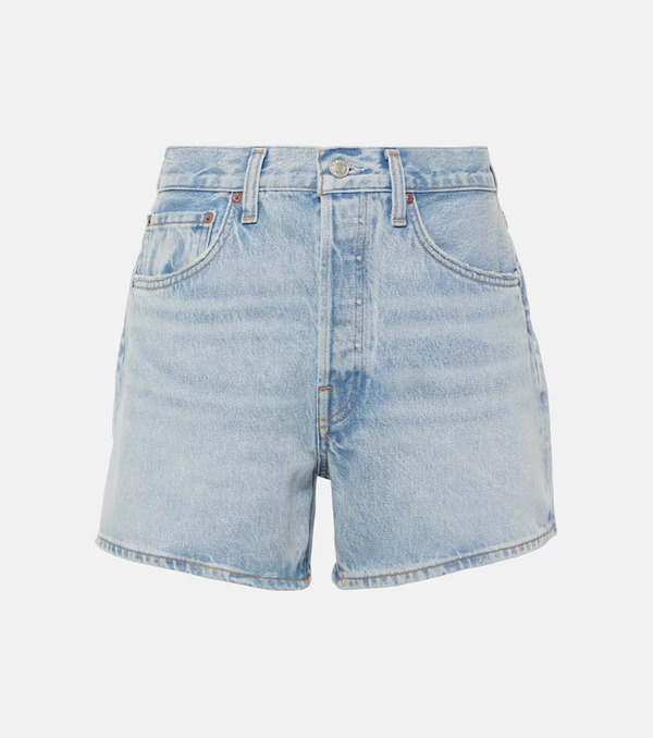  Agolde Agolde Parker Mid-rise Denim Shorts 