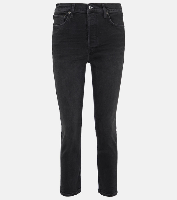  Agolde Agolde Riley High-rise Cropped Slim Jeans 