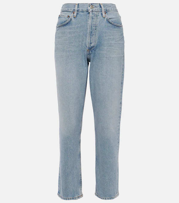  Agolde Agolde Riley High-rise Cropped Straight Jeans 