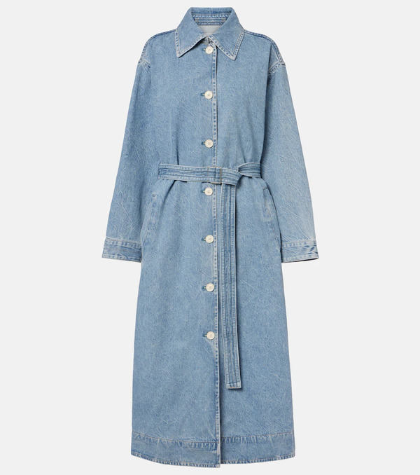  Agolde Agolde X Maria Mcmanus Denim Wrap Coat 